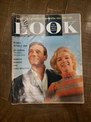 Look Magazine July 5 1960 Marilyn Monroe Black History Civil Rights Baseball • $8