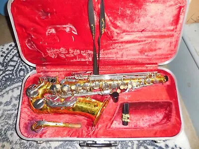 Vintage Armstrong Alto Saxophone W/Case Stap Mouthpiece~ Serial #N229649 BIN • $155.55