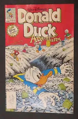 #1 Walt Disney's Donald Duck Adventures In MINT- Cond 1990 Don Rosa Art/story • $22.50