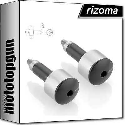 Rizoma Ma533a Couple Bar-end Plugs Bmw R Nine T 1200 Pure 2019 19 • $87.43