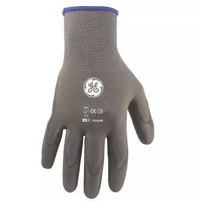 General Electric Unisex Dipped Gloves Gray M 1 Pair • $8.40
