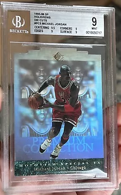 1995-96 SP Michael Jordan HOLOVIEW DIE CUTS BGS 9 (9.5999) Chicago Bulls #pc5 • $203.50