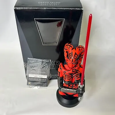 Star Wars Darth Talon Legacy Collectible Mini Bust 2010 Gentle Giant 537 / 3850 • $479.66