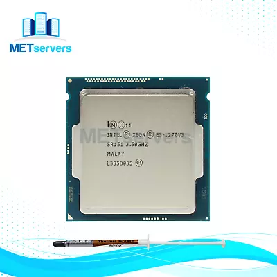 E3-1270 V3 Intel Xeon E3-1270v3 Quad Core 3.5GHz 8MB LGA1150 CPU Processor  • $23.99