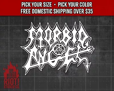 Morbid Angel Decal For Car Band Logo Sticker For Laptop Death Metal • $8.99