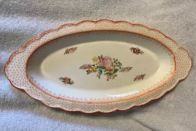 Made In Japan Beautiful Trinket Dish 14 By 7 Inches • $3