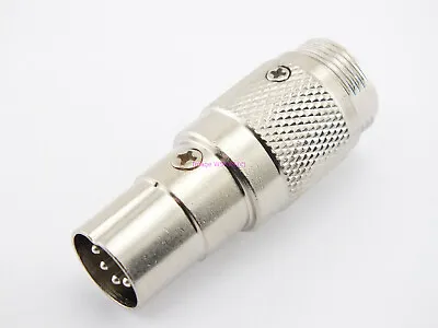 Workman C4P5DIN Mic Adapter Use 4-Pin Cobra Mic On 5-Pin DIN Realistic Radio • $6.26