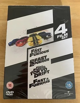 Fast & Furious - 4 Film DVD Box Set **Brand New And Sealed** • £3.49