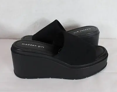 Madden Girl Womens Casual Wesley Wedge Black Brand New • $15.99