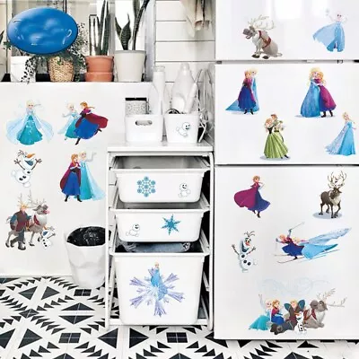 Disney Frozen Princess Elsa Wall Stickers Girls Nursery Bedroom Vinyl Decals • £5.99