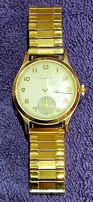 Garrards Of London 9ct Gold Gentlemans Swiss Made Wrist Watch C1962 • £420