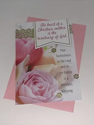 Hallmark DaySpring Mother’s Day Card: Faithfulness Strength Beauty Sanctuary • $4