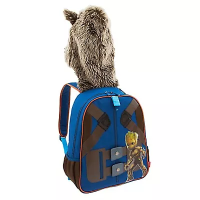 Marvel Guardians Of Galaxy Backpack - Marvel Rocket Raccoon Superior Bag Hooded • $39.95