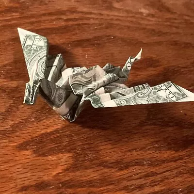 Dollar Bill Origami Small Dragon | CRISPLY Folded • $19.99