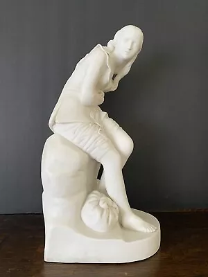 Antique Minton White Marble Parian Dorothea Figurine John Bell Mid-19th Century • $499.99