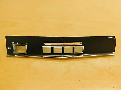 Heater Controls Face Plate Non A/c 1967-1968 Chrysler Full Size C-body 67cy3-1p7 • $34.65