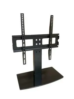 For LG 42PQ3000 Table Top High Gloss Glass TV Stand Black • £49.99