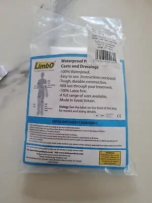 £5 • Buy New Limbo MP76S Adult Half Leg Small Build Waterproof Cast Dressing Protector