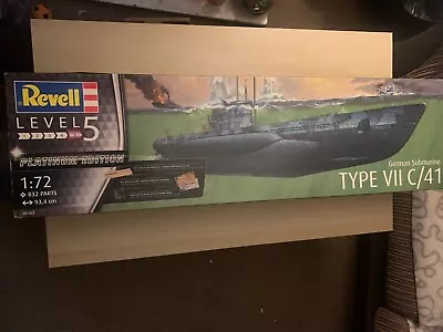 Revell 1/72 U Boat VIIC Platinum Edition • £190