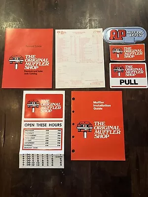 ‘79 Ap The Original Muffler Shop Advertising Posters Stickers Brochures. Neat! • $24.99