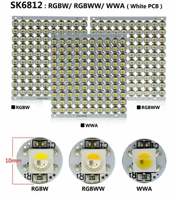 WS2812B Sk6812 IC Addressable Digital RGB LED Chip Light Heatsink Module Pixel • $6.59