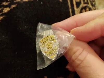 Deputy Marshal California Municiple Court Badge Mini Pin Lapel Tie Tack Pinback • $15.95