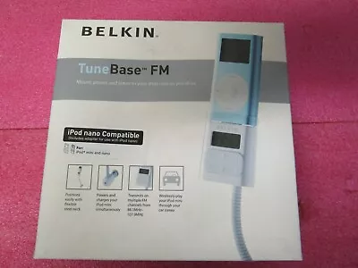 Belkin Tune Base FM Transmitter With Charger For IPod Mini And Nano F8V7097 • $29.99