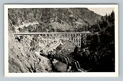 Feather River Canyon CA Western Pacific Railroad California Vintage Postcard • $7.99