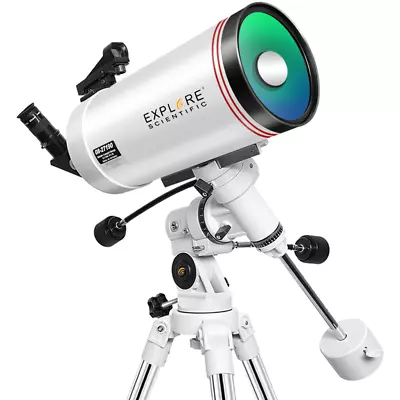 Explore Scientific First Light 127mm Mak Cassegrain Telescope With EQ3 Mount • $514.08