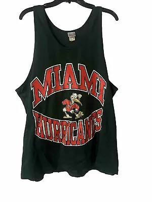 Vintage Miami Hurricanes True-Fan Basketball Jersey XL EUC • $10.99
