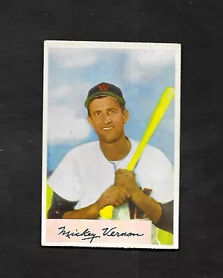 1954 Bowman #152 Mickey Vernon - Nm - 3.99 Max Shipping Cost • $1.99