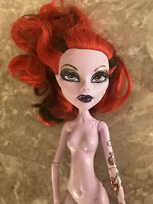 Monster High Doll Operetta Killer Style Mattel Red Hair Nude 2012 • $14.99