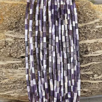 Wampum Quahog Shell 3x5mm 4x9mm Tube Grade A • $35