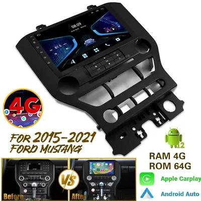 For 2015-2020 Ford Mustang Android 12 Car Stereo Radio GPS Navi Carplay WiFi 32G • $169.99