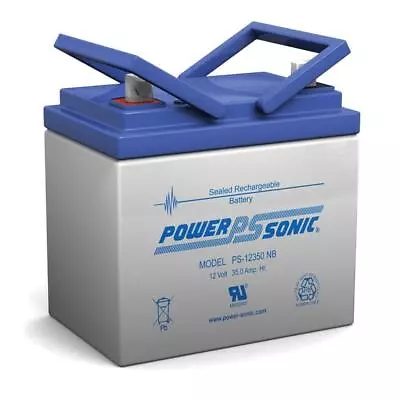 Power-Sonic PS-1235020-12V 35Ah AGM Sealed Lead Acid Battery UB12350 Group U1 • $84.99