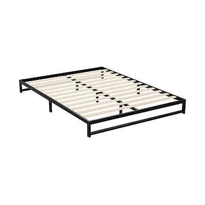 $114.95 • Buy Artiss Metal Bed Frame Double Size Bed Base Mattress Platform Black BERU