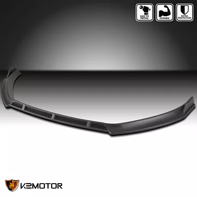 Fits 2014-2017 VW Volkswagen Golf MK7 3PC  Bumper Lip Spoiler Splitter Black • $33.27