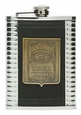 $19.95 • Buy Jack Daniels Hip Flask 9 Oz Stainless Steel Alcohol Bottle Liquor Whisky Wine