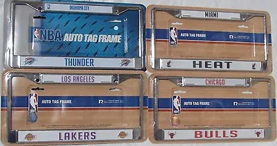 NBA Chrome License Plate Frame By Rico Industries -Select- Team Below • $17.99