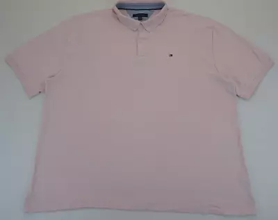 Tommy Hilfiger Polo Shirt Size 4XL XXXXL PIT TO PIT Is 28 Inches Label XXL • £24.99