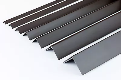 £4.49 • Buy Brown !!plastic Pvc Corner 90 Degree Angle Trim 2.5 Meters Various Sizes
