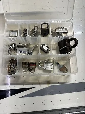 Vintage Lot Of  Locks Keys - Master Jewelry Box-Luggage -Diary • $9.95