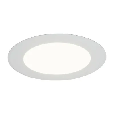 LED Downlight Ceiling Fixed Slim Round White Low-Profile Cool White 4 Pack • £25.98
