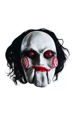 Licensed Billy Latex Puppet Mask Jigsaw Adult Mens Halloween Costume Accessory • $59.99