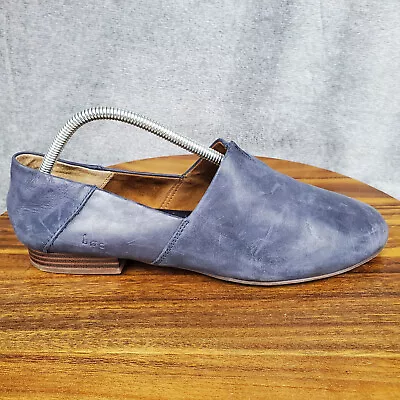 Boc Born Shoes Women's 11 M Blue Leather Comfort Slip On Casual Loafers • $29.99