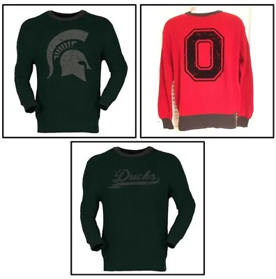 Bruzer Michigan State Spartans Oregon Ducks Ohio State Adult Malibu Sweater • $21.99