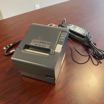 $105 • Buy Epson TM-T88IV Serial Receipt Printer Model M129H Used