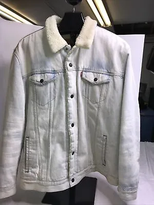 NEW Levi's Premium Sherpa Lined Denim  Jacket 16365-0094 XXXL • $55