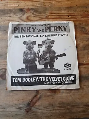 £9.99 • Buy Vintage 78 Rpm Pinky And Perky Record. Tom Dooley/The Velvet Glove. Decca F11095