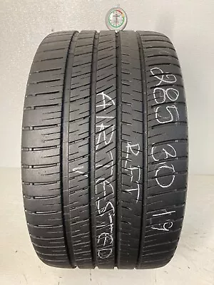 1 Tire 285 30 19 Michelin Pilot Sport A/s 3+ Zp Rft Run Flat (70% Tread Left) • $208.80